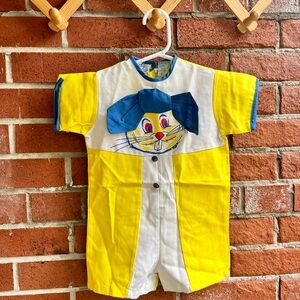 Deadstock Vintage Kids Bunny Shorts Romper